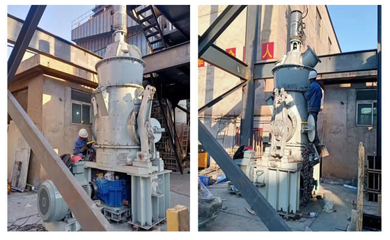 85-730T/H 시멘트 수직 롤러 공장은 원료 석탄 석영 연마를 위해 플랜팅합니다