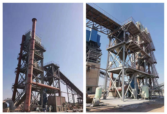 공장 23T/H -220T/H를 부수는 수직 유용 광물 채굴 광재