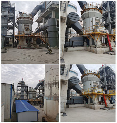 325 메시 석회석 수직 선반 6 - 80 T/H 에너지 절약